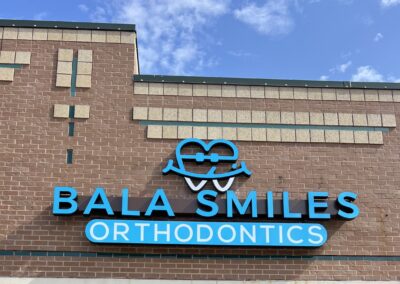 Illuminated Trimless Channel Letter Storefront Signage