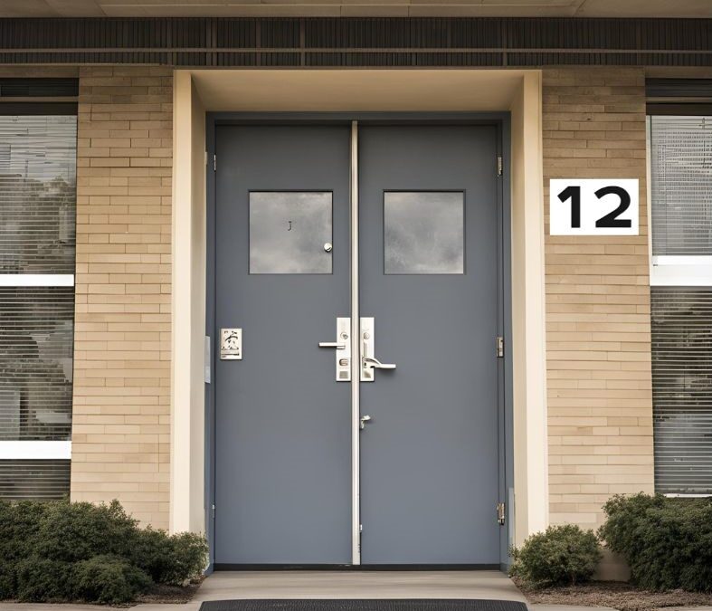 School Door Numbering Signage