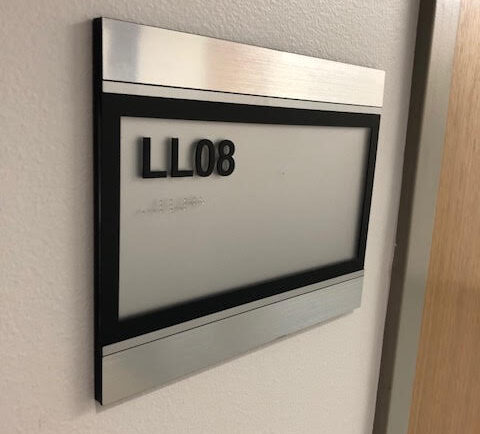 How to Properly Install ADA Braille Room Signage