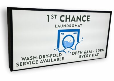 Illuminated Cabinet Sign