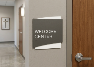 ADA Braille Sign Church Welcome Center