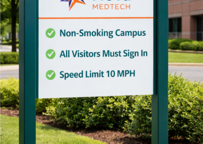 Nova Post and Panel Sign