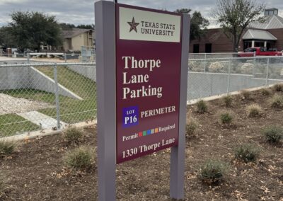 TXST Thorpe Parking Post and Panel